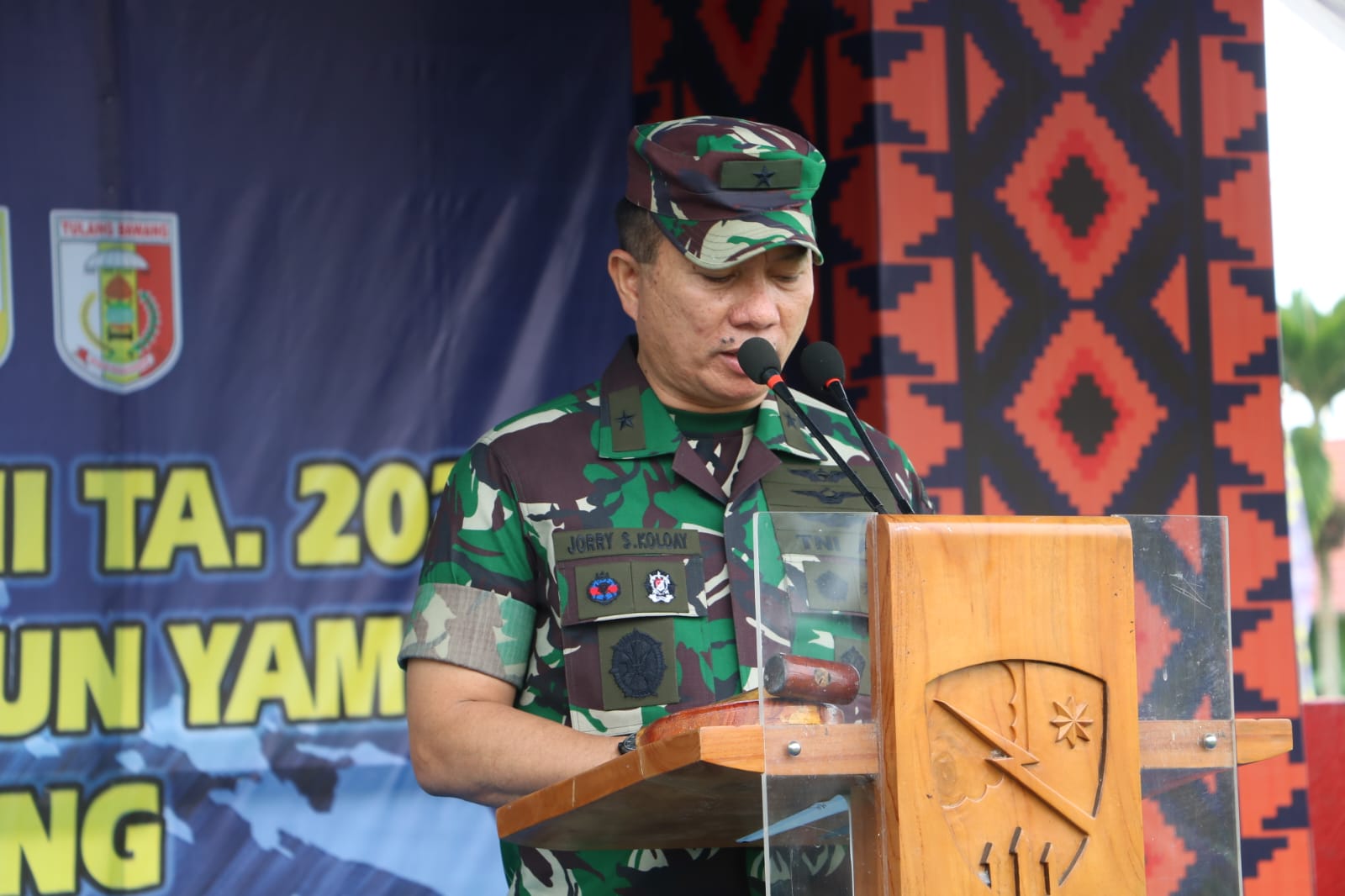 Serbuan Teritorial TNI Lanud BNY Resmi di Buka Kas Koopsud I