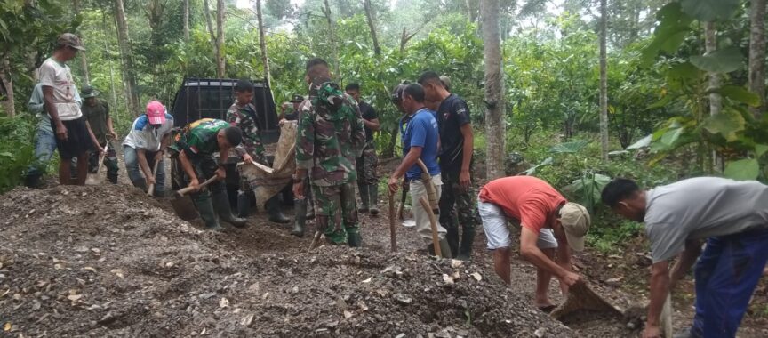 Wujud Pengabdian Kepada Masyakat Melalui TMMD Ke-114, Masyarakat Babakan Loa : Terimakasih TNI 0421/LS