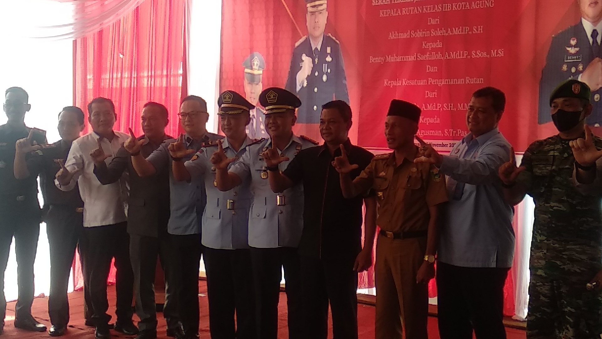 Sertijab dan Pisah Sambut Ka. Rutan Kotaagung, Benny Harapkan Sinergitas Bersama