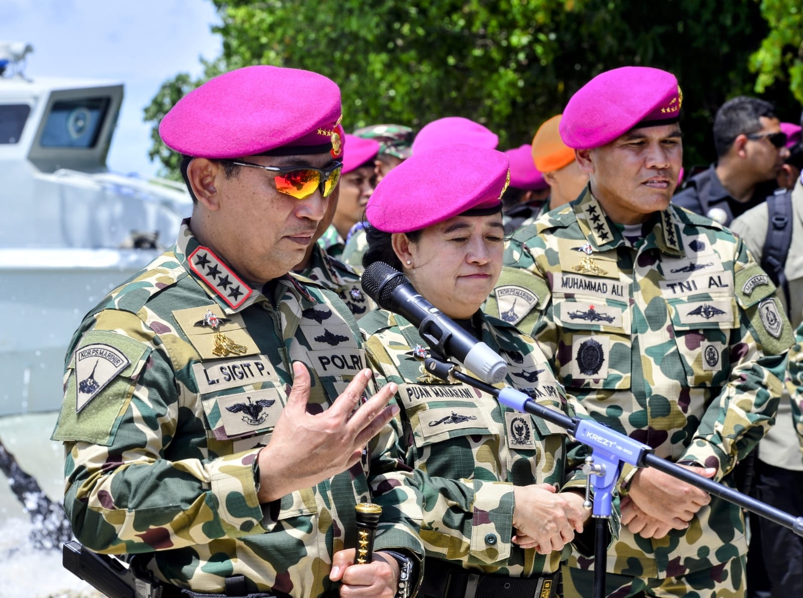 Kapolri Disematkan Jadi Warga Kehormatan Marinir, Sinergitas TNI-Polri Makin Kokoh