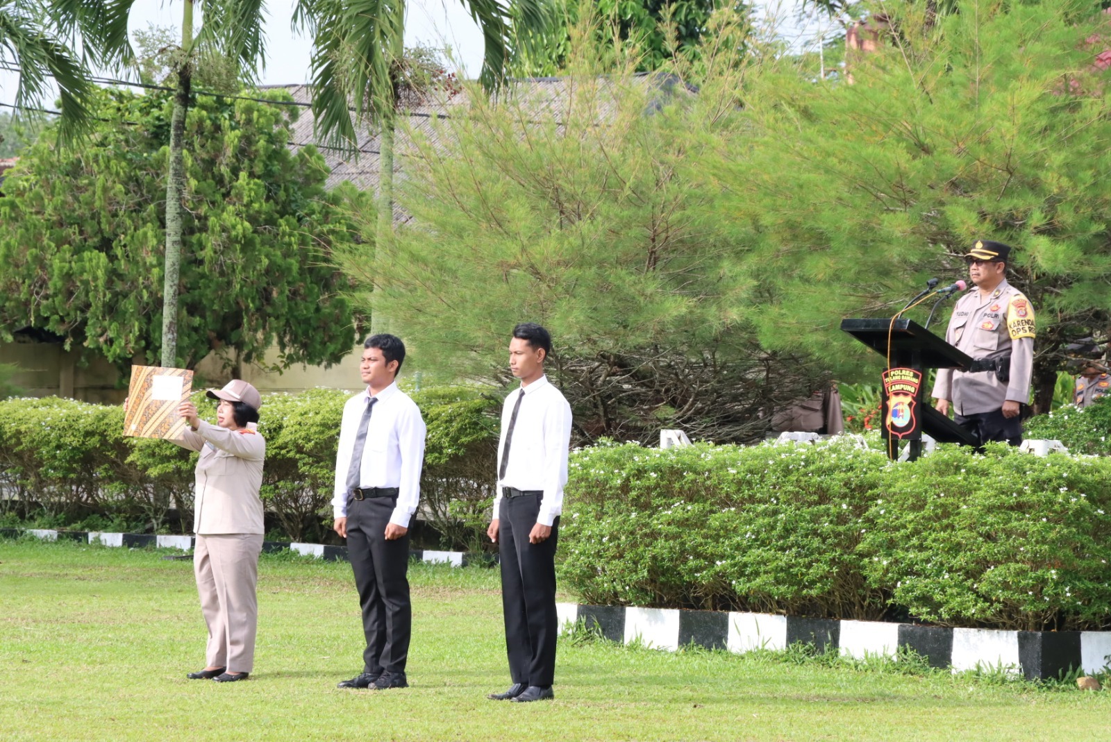 Polres Tulang Bawang Gelar Upacara Hari Kesadaran Nasional, AKBP Jibrael Ingatkan Ini Untuk Personelnya