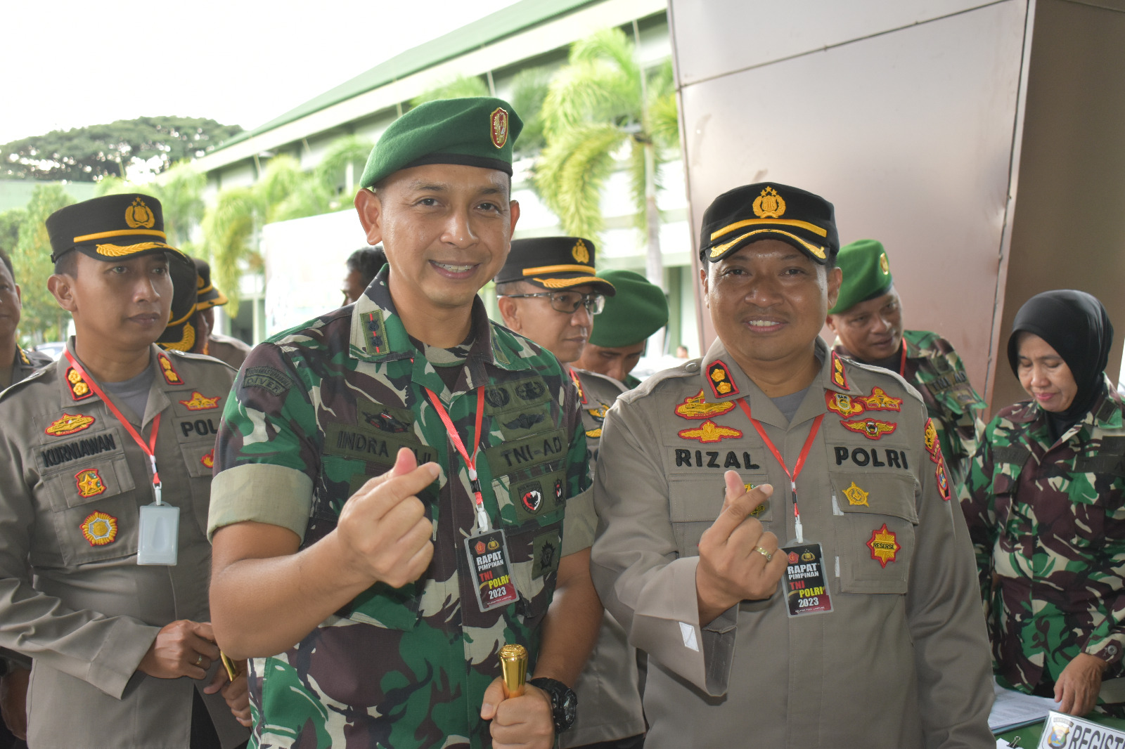 Hadiri Rapim TNI-Polri 2023, Kapolres Lamtim dan Dandim 0429/Lamtim Akan Pererat Sinergitas