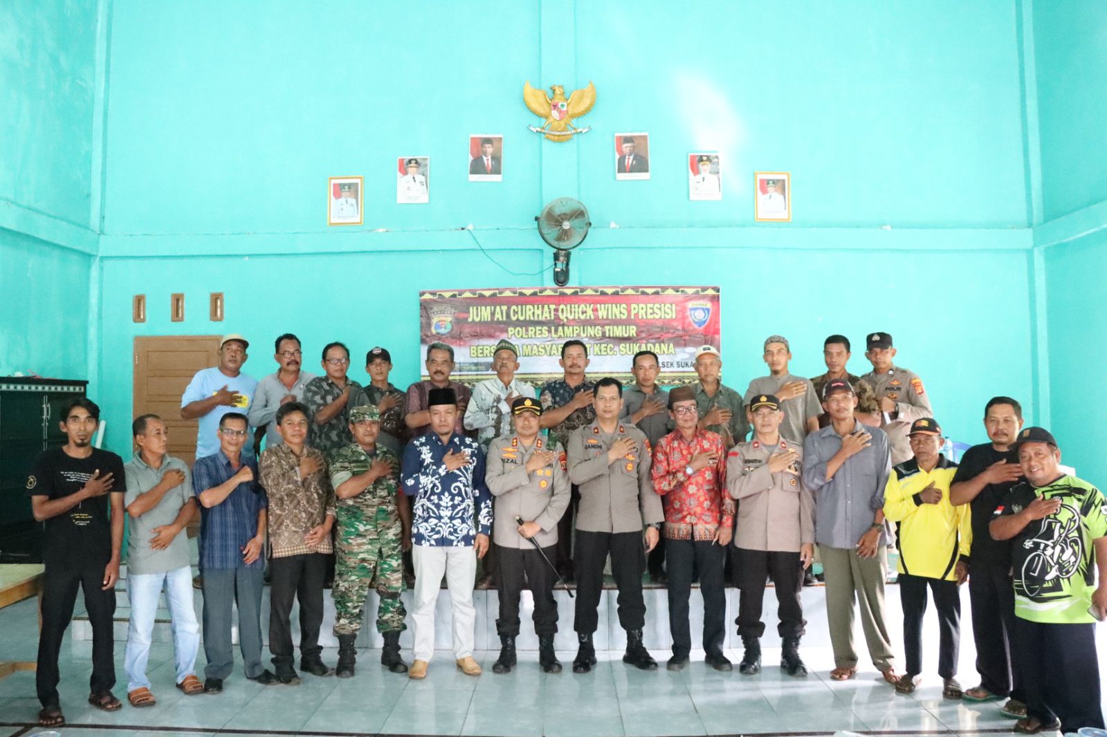 Melalui Program Jum’at Curhat, Polres Lampung Timur Serap Aspirasi Warga